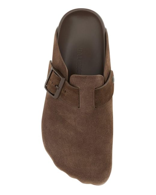 Balenciaga Brown Slippers for men