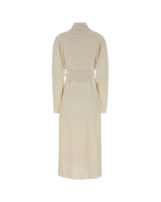 Jil Sander Natural Ivory Cashmere Cardigan