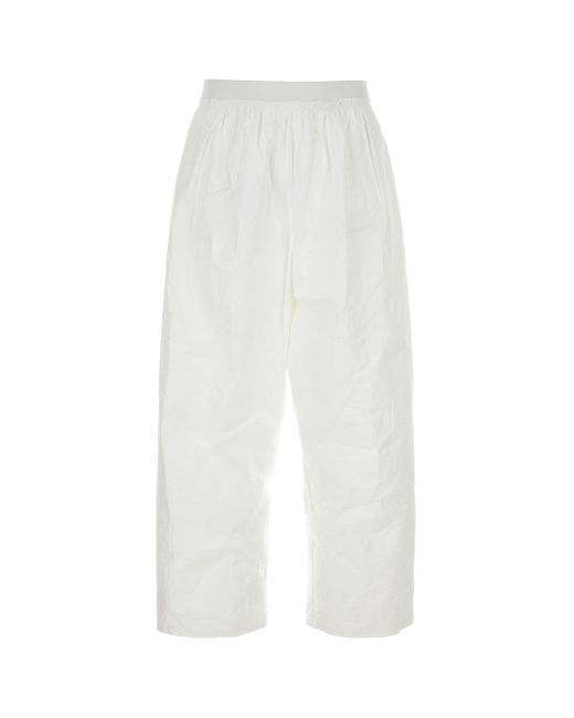 Hed Mayner White Pantalone for men