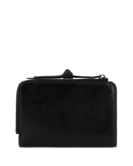 Portafoglio Utility Snapshot DTM Slim in pelle nera di Marc Jacobs in Black