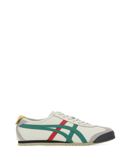 Onitsuka Tiger Chalk Leather Tiger Mexico 66 Sneakers in Green Lyst