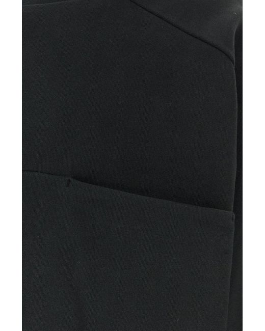 Felpa in cotone nero di Entire studios in Black
