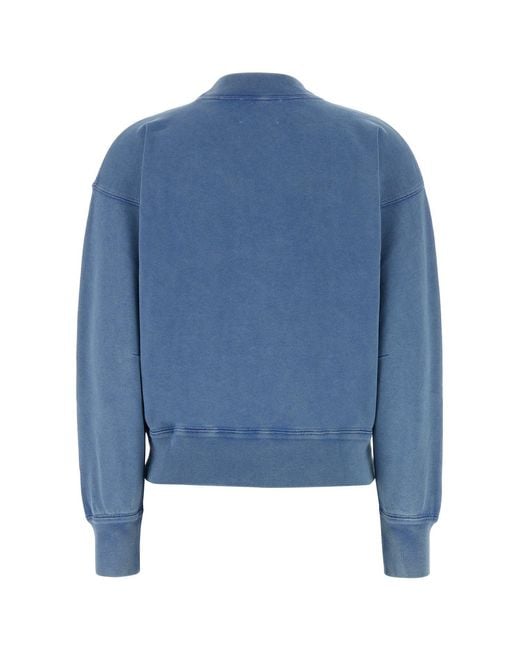 Isabel Marant Blue Air Force Cotton Blend Moby Sweatshirt