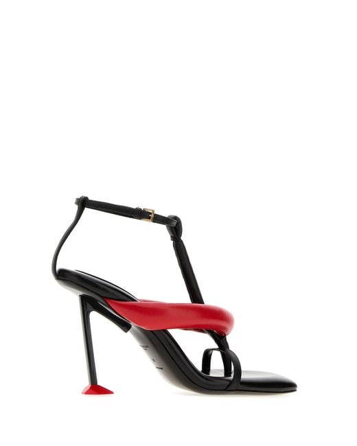 Givenchy Red Square Toe Heels
