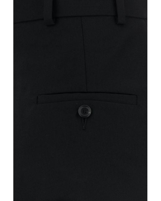 Moschino Black Wool Pant
