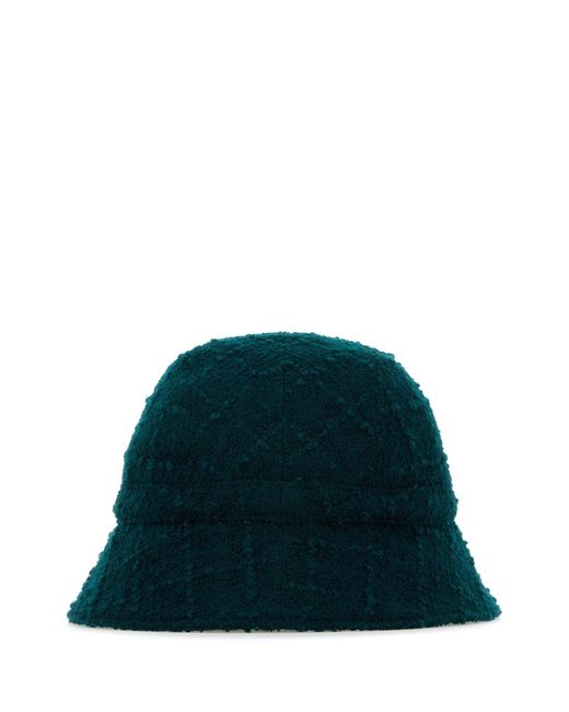 Cappello da pescatore Adelia in bouclé petrolio di Helen Kaminski in Green