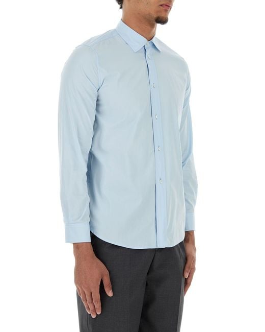 Jil Sander Blue Regular Shirt for men