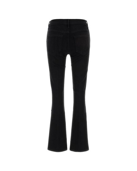 Mother Black Denim The Weekender Jeans