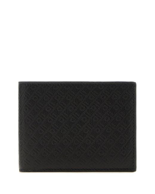 Ferragamo Black Leather Wallet for men