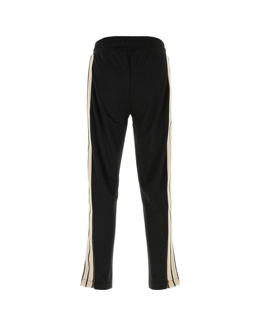 Palm Angels Black Tech Fabric joggers for men