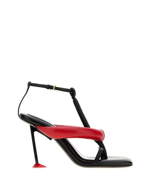 Givenchy Red Square Toe Heels