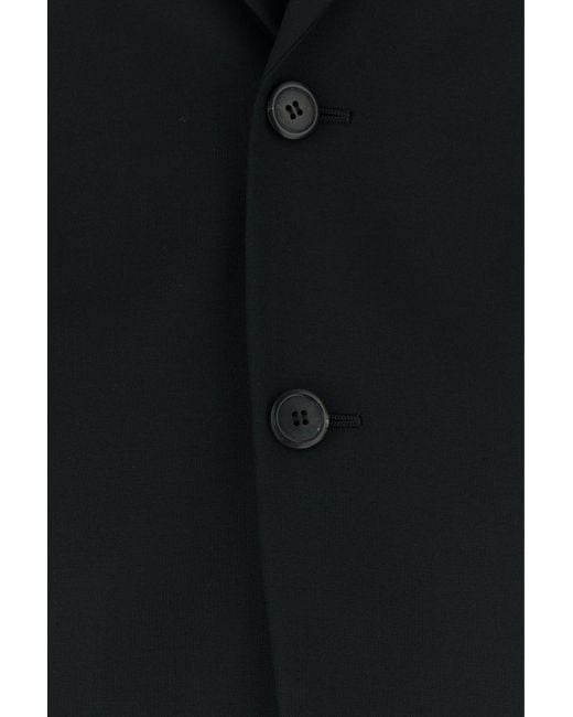 Completo in misto lana nera di Prada in Black da Uomo