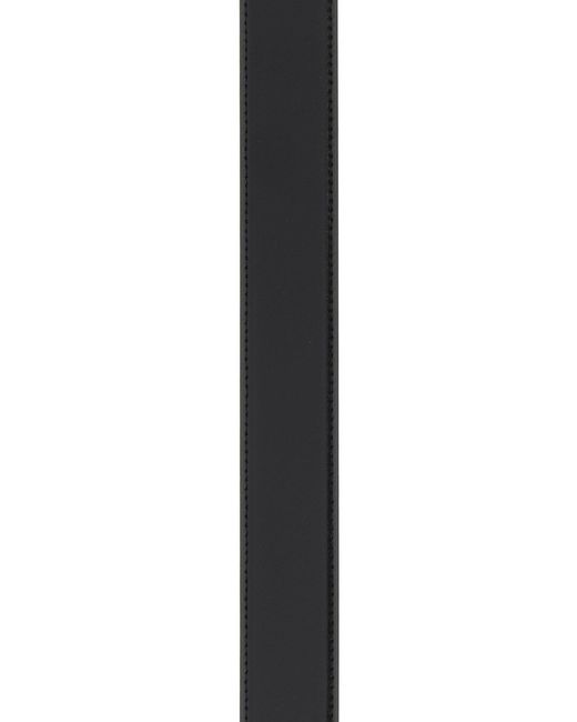Montblanc Black Leather Reversible Belt for men
