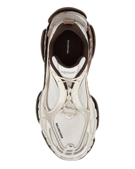 Balenciaga White Multicolor Canvas And Rubber Triple S.2 Sneakers for men