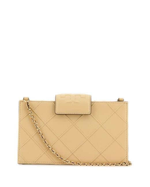 Tory Burch Natural Shoulder Bags