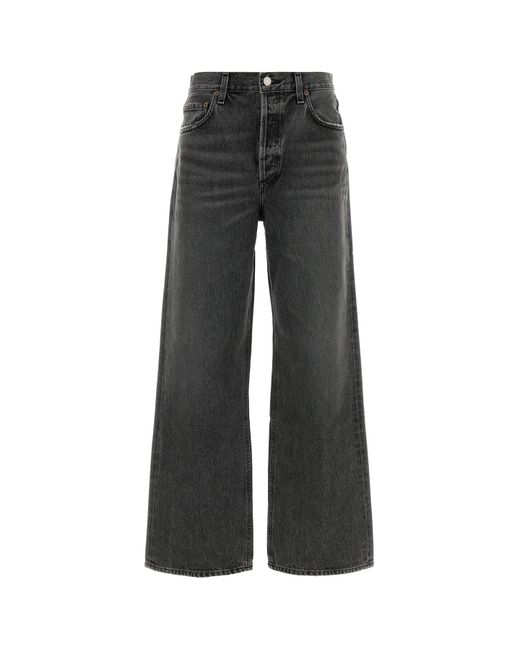 Agolde Black Dark Grey Denim Jeans