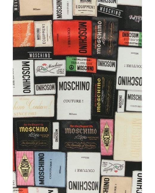 Moschino Multicolor Printed Cotton T-shirt for men