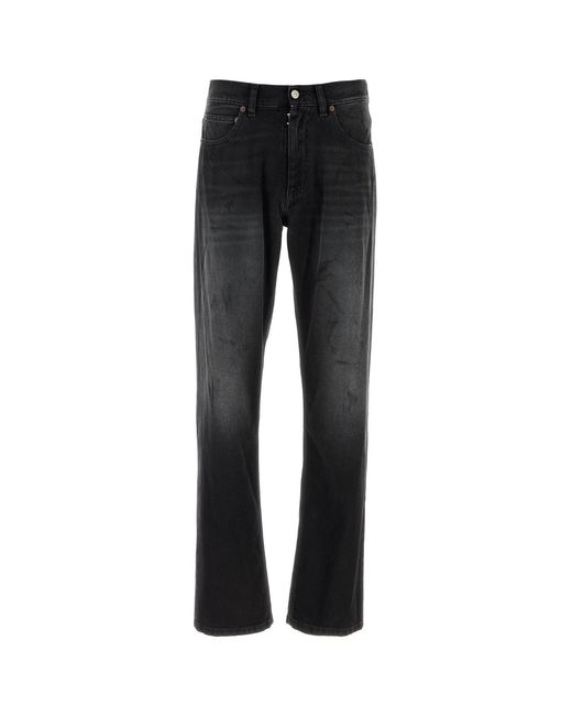 MM6 by Maison Margiela Black Denim Jeans for men