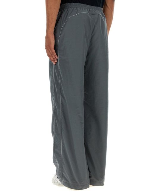 Balenciaga Gray Dark Grey Cotton And Nylon joggers for men