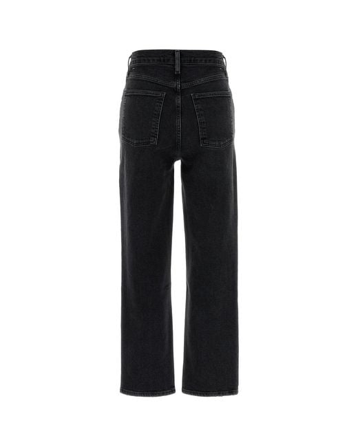 Agolde Black Stretch Denim Jeans