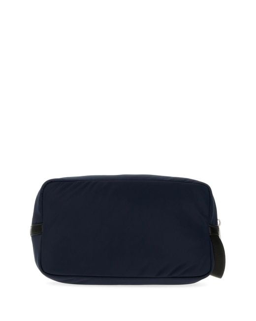 DSquared² Navy Blue Fabric Beauty Case for men