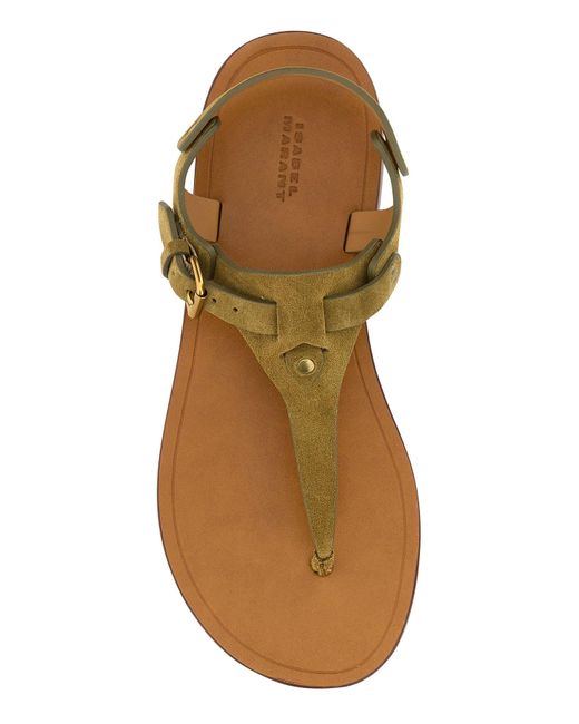 Isabel Marant Green Sandals