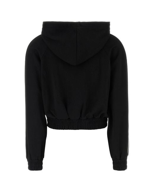 MICHAEL Michael Kors Black Tech Fabric Sweatshirt