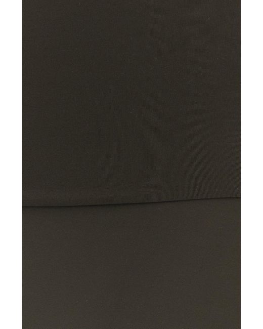 Eres Black Dark Stretch Nylon Bikini Bottom