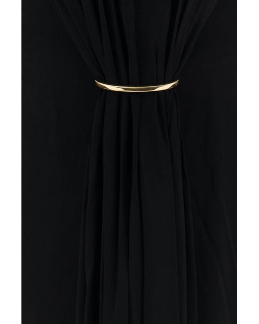 Sportmax Black Stretch Viscose Fervida Dress