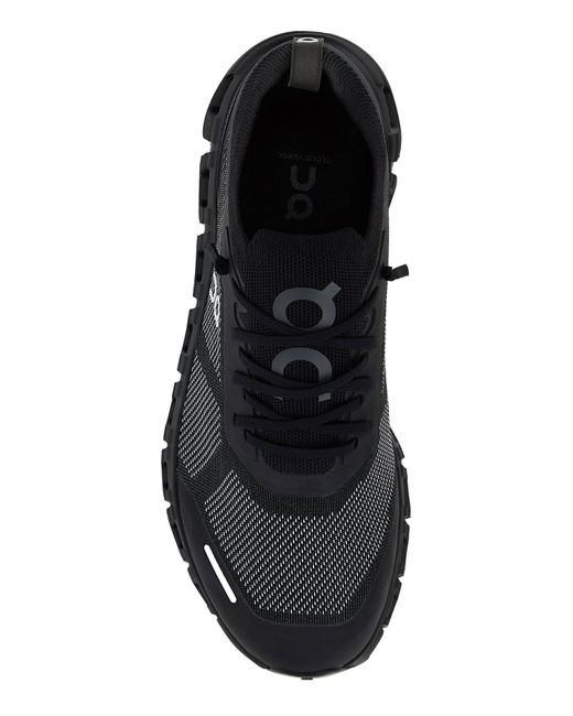 On Shoes Black Canvas Cloud 6 Versa Sneakers
