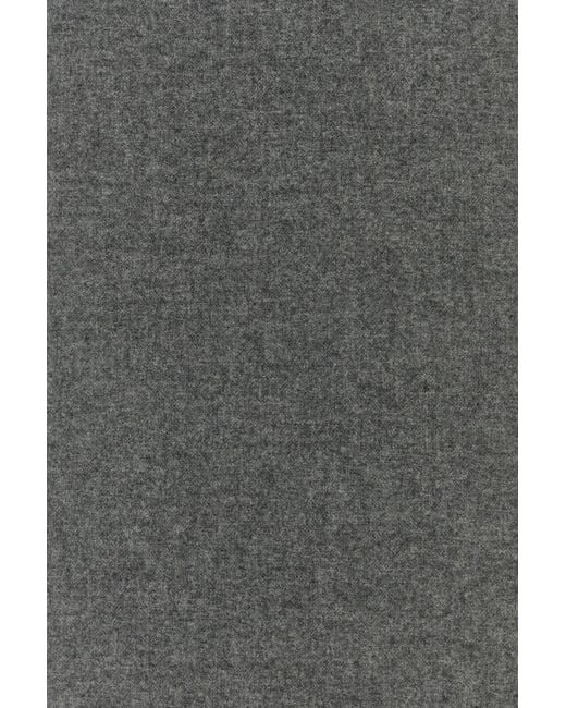 Jil Sander Black Dark Grey Wool Scarf for men