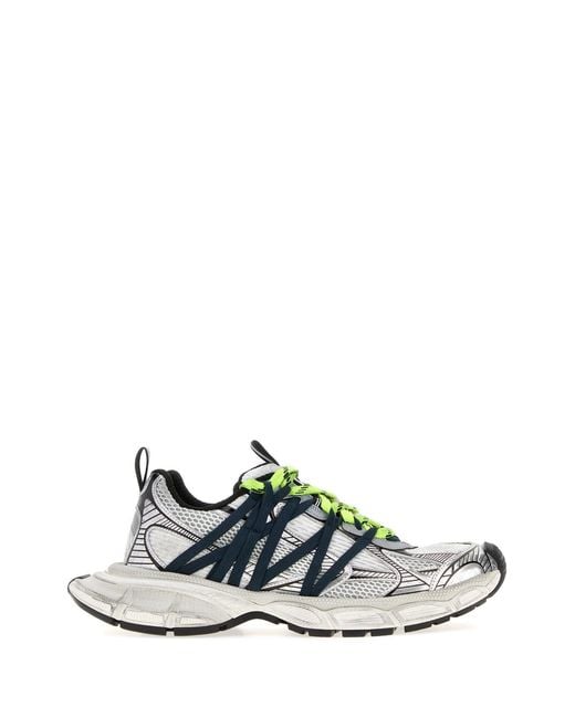 Balenciaga White Mesh And Rubber 3Xl Sneakers for men
