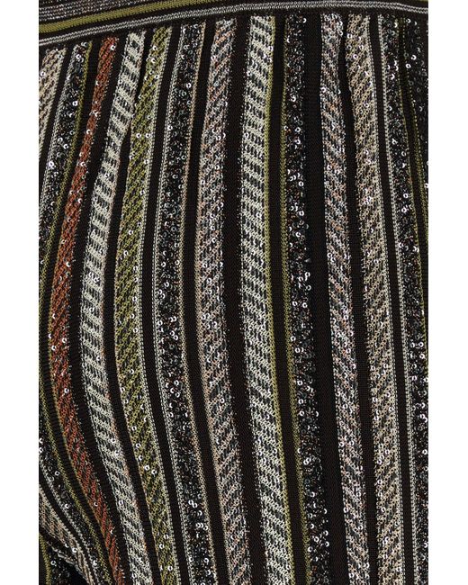 Pantalone in misto viscosa stretch ricamata di Missoni in Multicolor