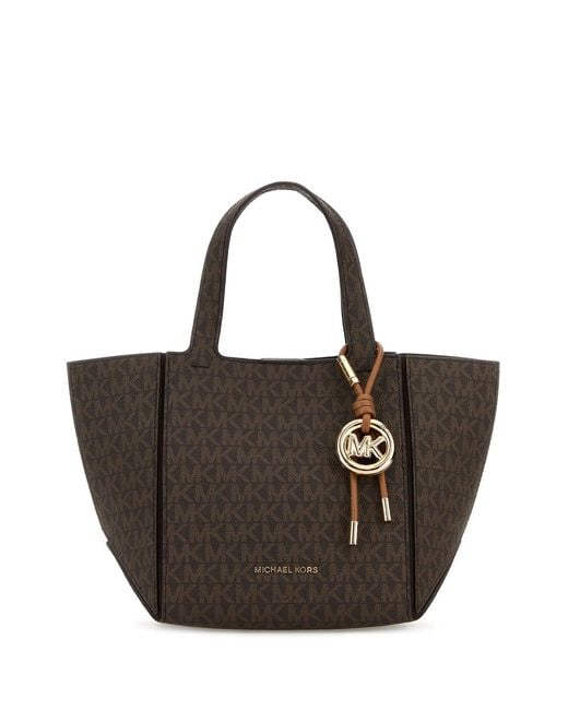 MICHAEL Michael Kors Brown Printed Canvas Jordi Handbag