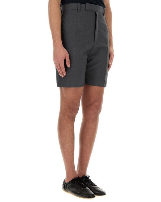Jil Sander Gray Solid Shorts for men