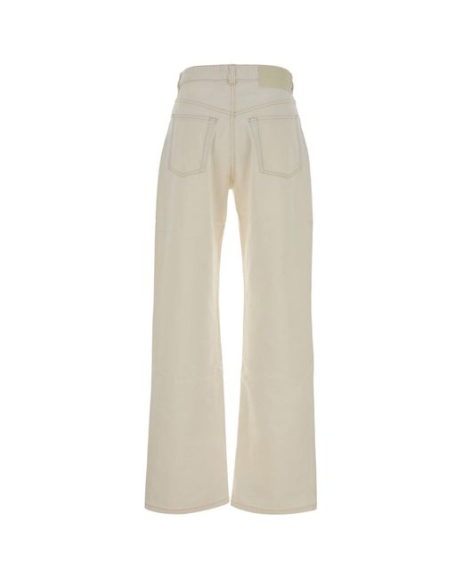 AMI White Denim Jeans