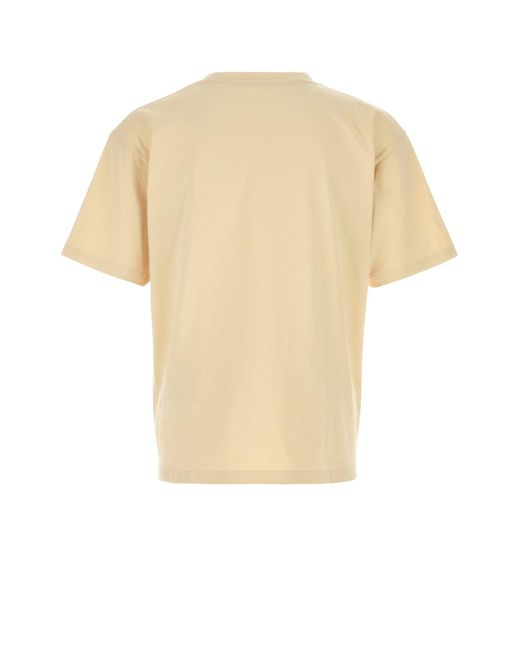 Valentino Garavani Natural Beige Cotton T-shirt for men