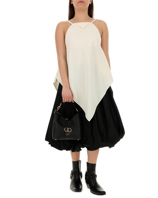Balenciaga Black Polyester Blend Skirt