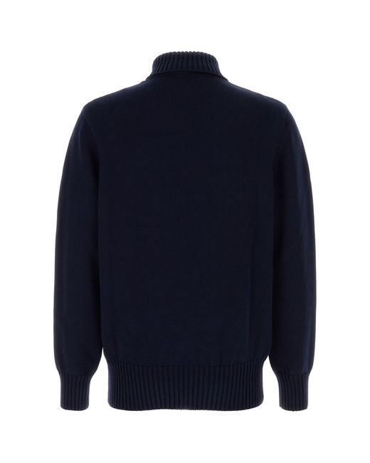 Givenchy Blue Cotton Sweater for men