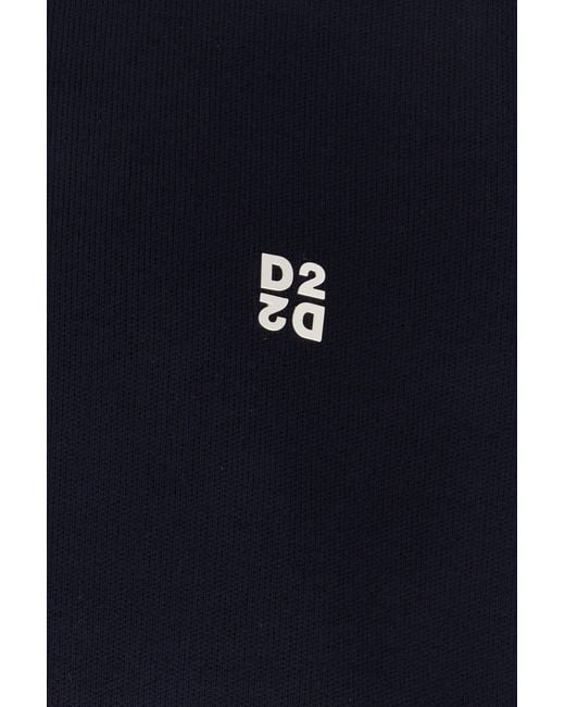 DSquared² Midnight Blue Viscose Blend Sweater for men