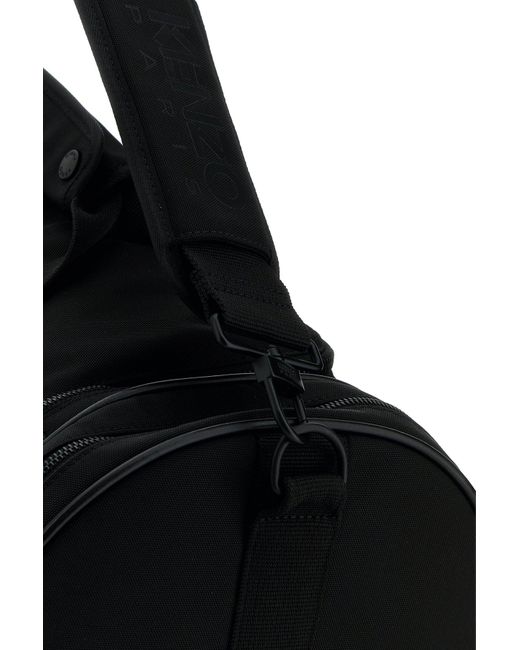 Borsa da viaggio in poliestere nero di KENZO in Black da Uomo