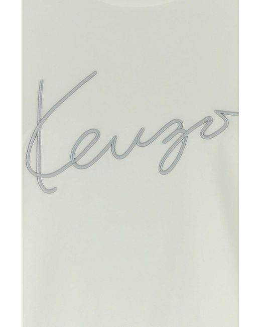 KENZO Black Crew Neck T-Shirt for men