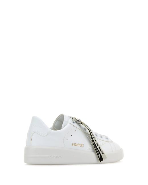 Golden Goose Deluxe Brand White Leather Pure New Sneakers