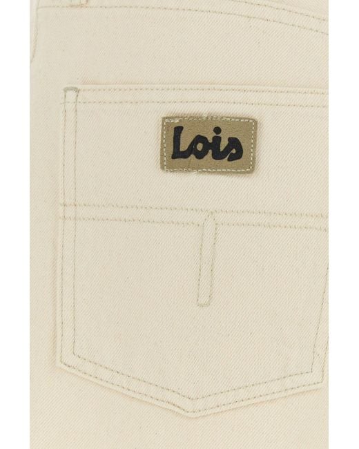 ショートパンツ LOIS JEANS Sand denim Ada bermuda shorts Lois Sand Denim Ada Bermuda Shorts in Natural | Lyst