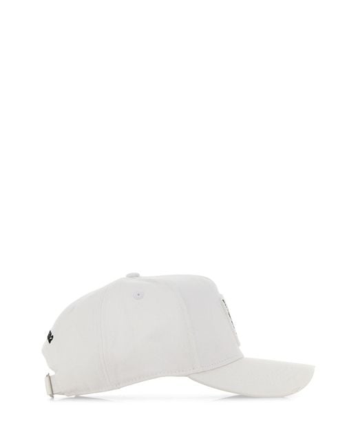 DSquared² White Dsquared Cotton Baseball Cap for men