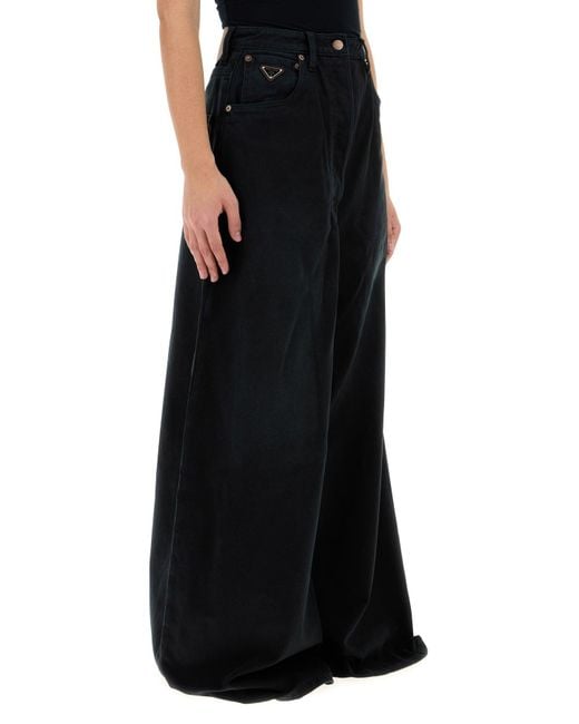 PANTALONI di Prada in Black