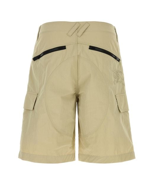 Burberry Natural Solid Shorts for men