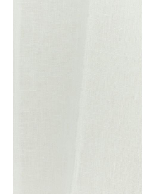 Camicia Angelo in lino bianco di Frescobol Carioca in White da Uomo