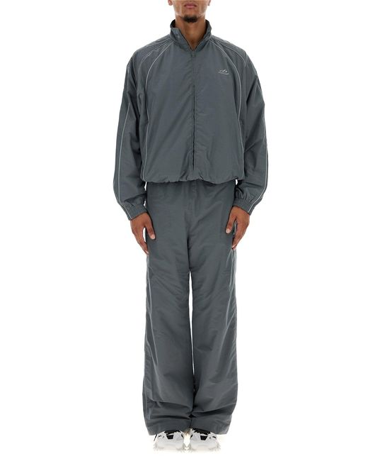 Balenciaga Gray Dark Grey Cotton And Nylon joggers for men