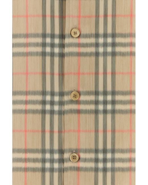 Burberry Multicolor Printed Viscose Blend Shirt for men
